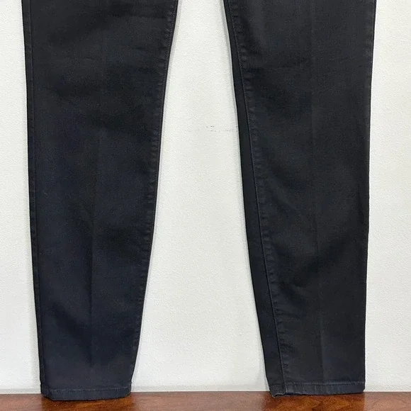 NYDJ Ami Skinny Legging‎ Jeans Women 8 Black Denim High Rise Slimming Lift Tuck - Picture 3 of 14